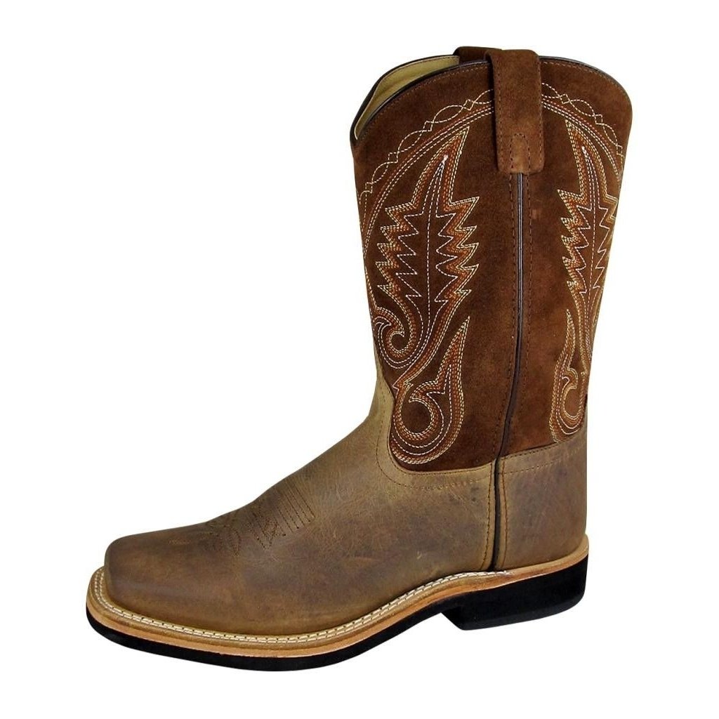 Smoky Mountain Western Boots Mens Boonville Leather Brown 4028 Image 1