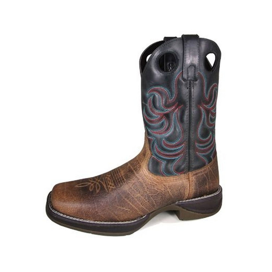 Smoky Mountain Western Boots Mens Benton Leather Brown Black 4931 Image 1