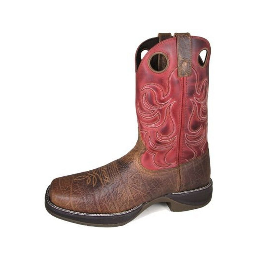 Smoky Mountain Western Boots Mens Benton Leather Square Toe Brown 4930 Image 1