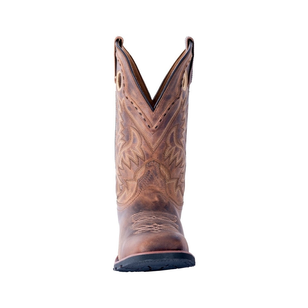 Laredo Western Boots Mens Kane 11" Shaft Square Toe Tan 7812 Image 2