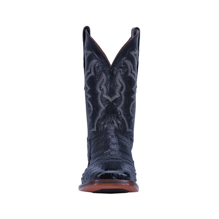 Dan Post Western Boots Mens 11" Shaft Kingsly Caiman Black DP4805 Image 2