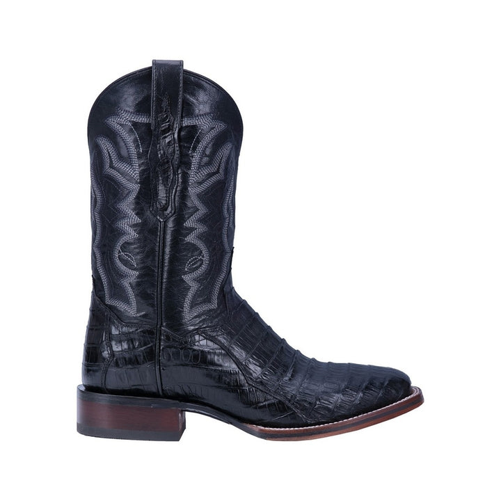 Dan Post Western Boots Mens 11" Shaft Kingsly Caiman Black DP4805 Image 3