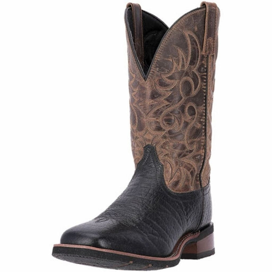 Laredo Western Boots Mens 11" Topeka Orthotic Stockman Black 7824 Image 1