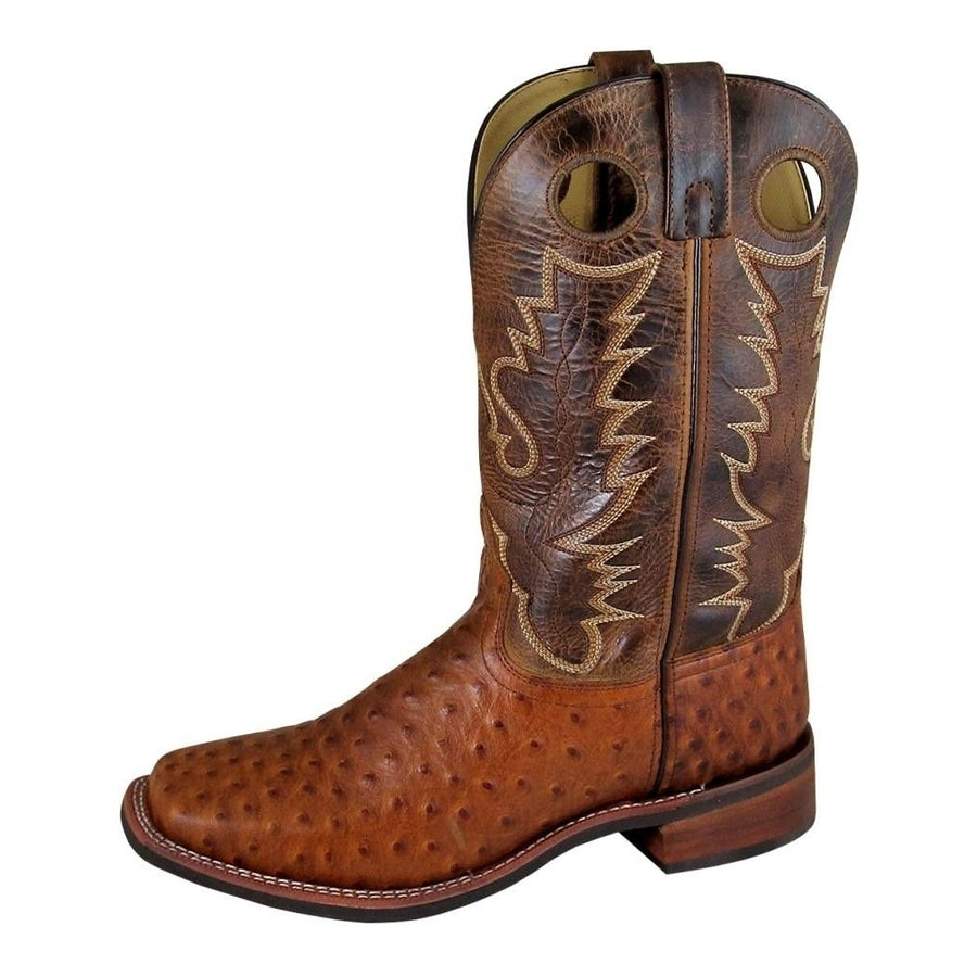 Smoky Mountain Western Boots Mens Danville Square Cognac Brown 4048 Image 1