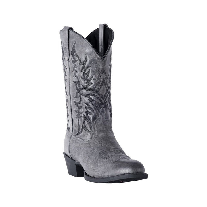 Laredo Western Boots Mens Harding 12" Shaft Round Toe Gray 68457 Image 1