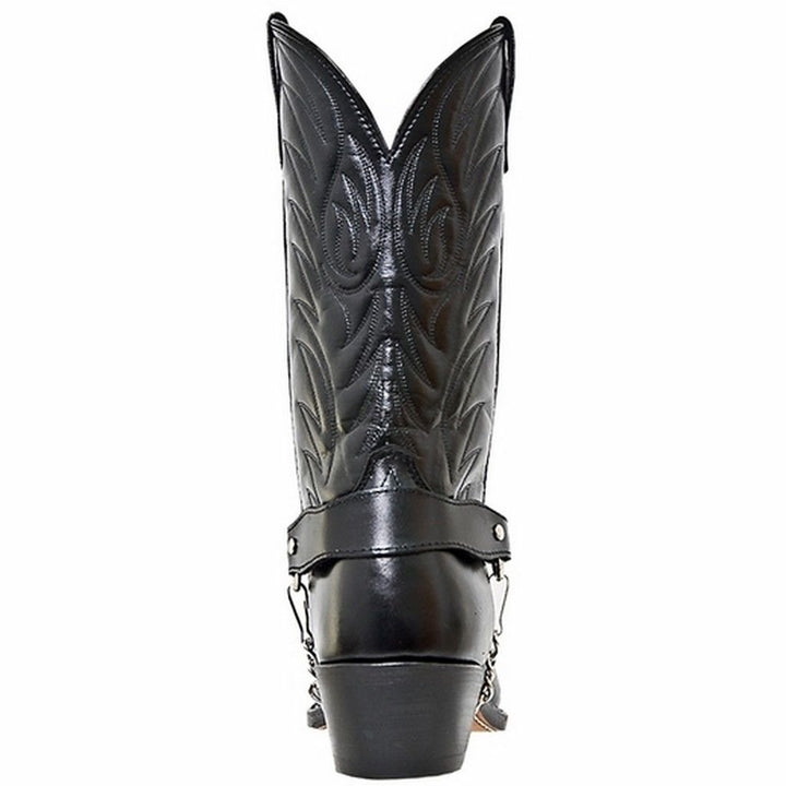 Laredo Western Boots Mens Tallahassee Silver Toe Plate Black 6770 Image 2