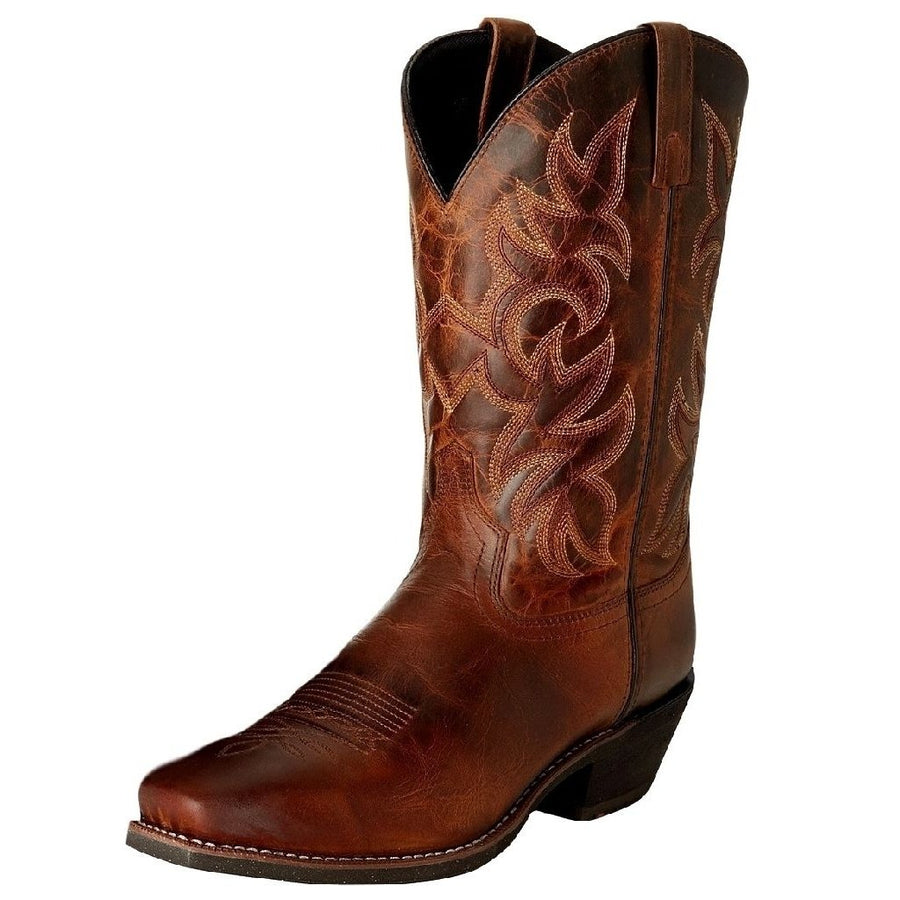 Laredo Western Boot Men Breakout 12" Leather Square Rusted Earth 68354 Image 1