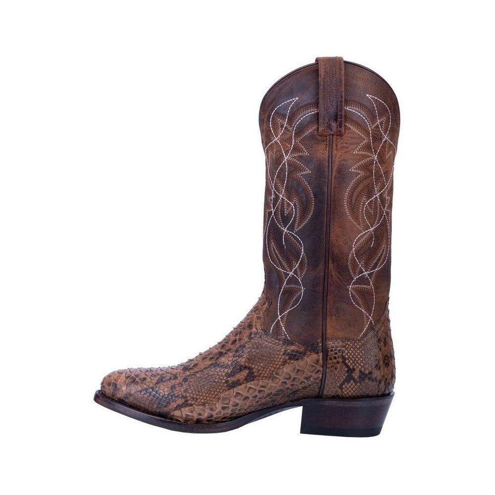 Dan Post Western Boots Mens Manning Python Bay Apache Tan DP3037 Image 2