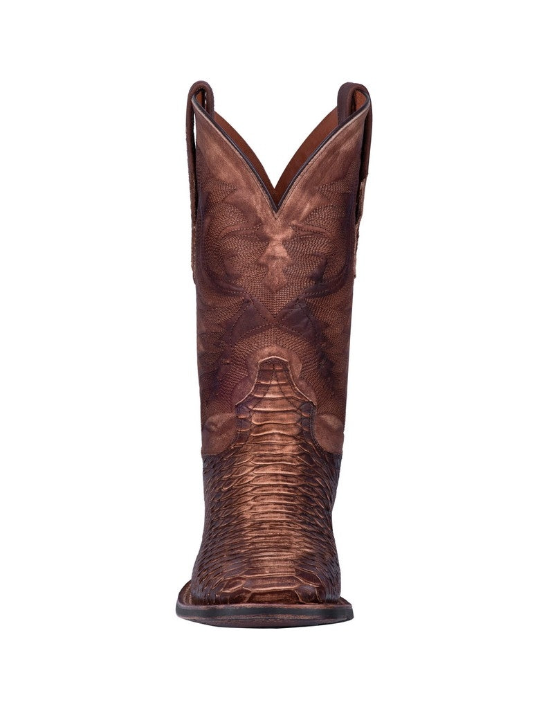 Dan Post Western Boots Mens KA Python Print Square Toe Saddle DP4526 Image 3