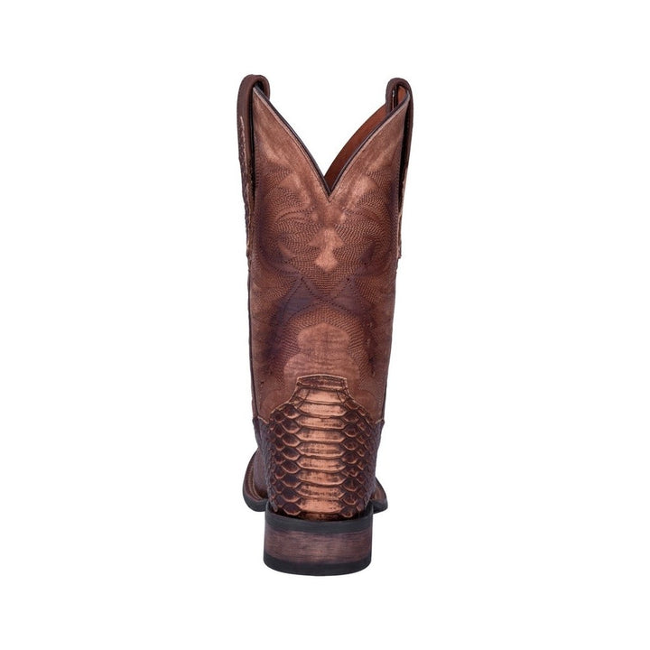 Dan Post Western Boots Mens KA Python Print Square Toe Saddle DP4526 Image 4