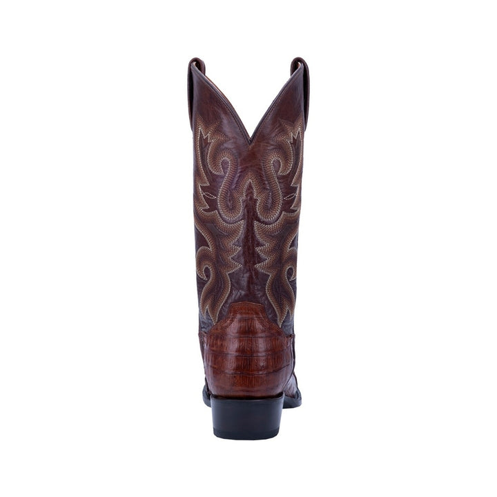 Dan Post Western Boots Mens Bayou Caiman Tail 13" Brown DP3074 Image 4