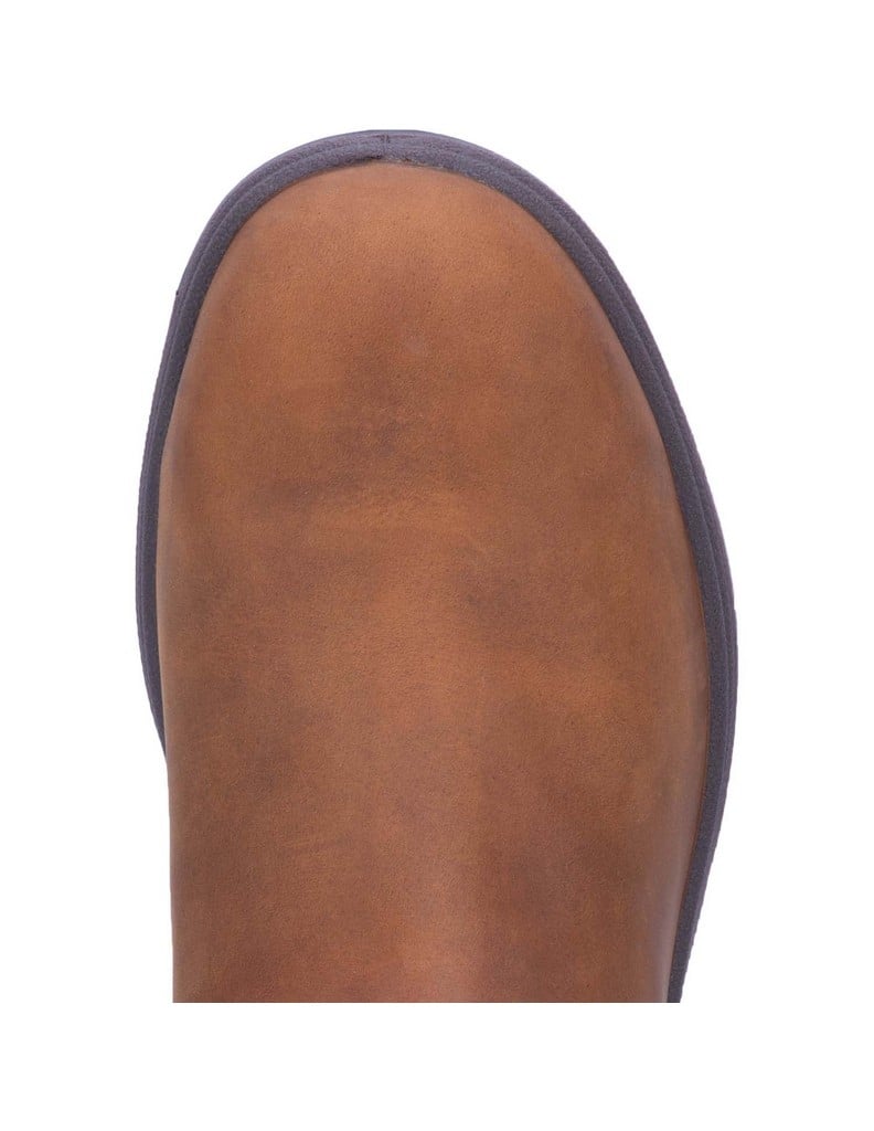 Dan Post Work Boots Mens WCT Round Toe 11" Pull On Tan DP62904 Image 4