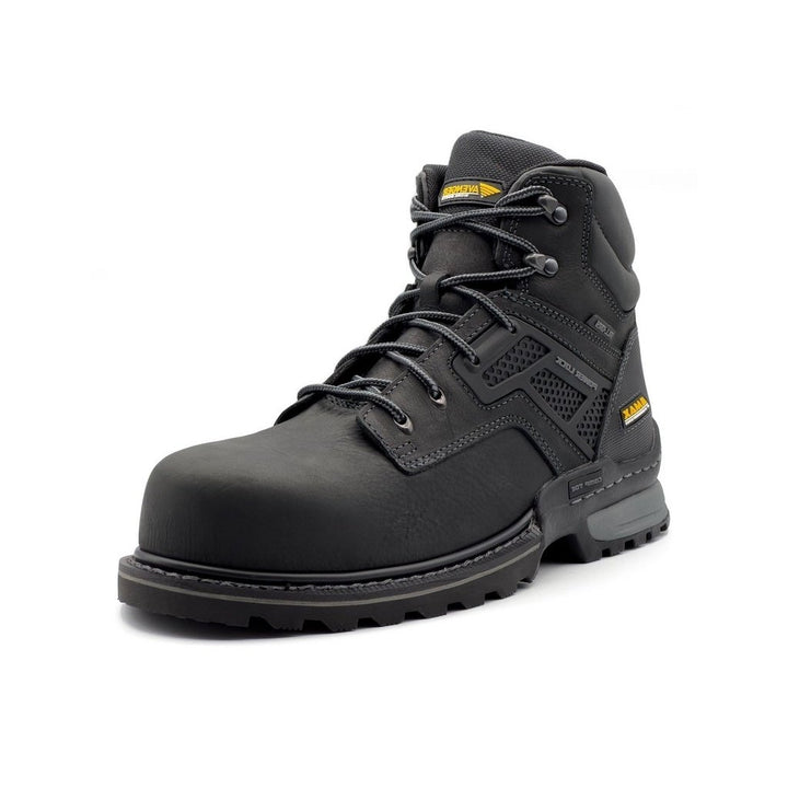 Avenger Work Boots Mens A-Max Dozer 6" WP Composite Toe Black 8701 Image 1