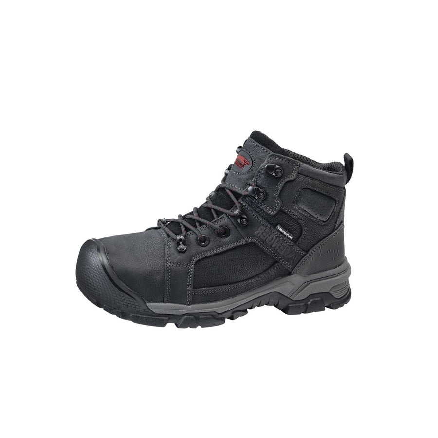 Avenger Work Boots Mens Rubber Soles Dual Insole Black A7337 Image 1