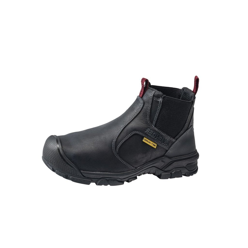 Avenger Work Boots Mens Metatarsal Guard Safety Toe Black A7343 Image 1