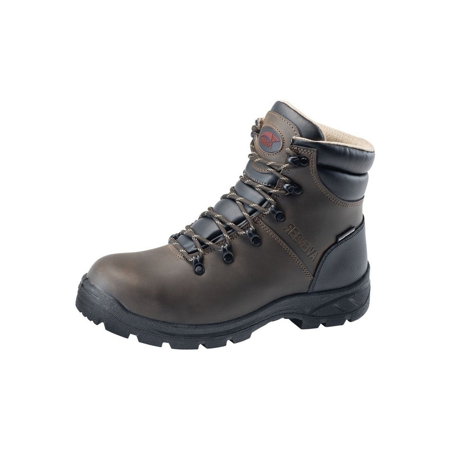 Avenger Work Boot Men Dual PU Sole Steel Safety Toe Brown A8225 Image 1