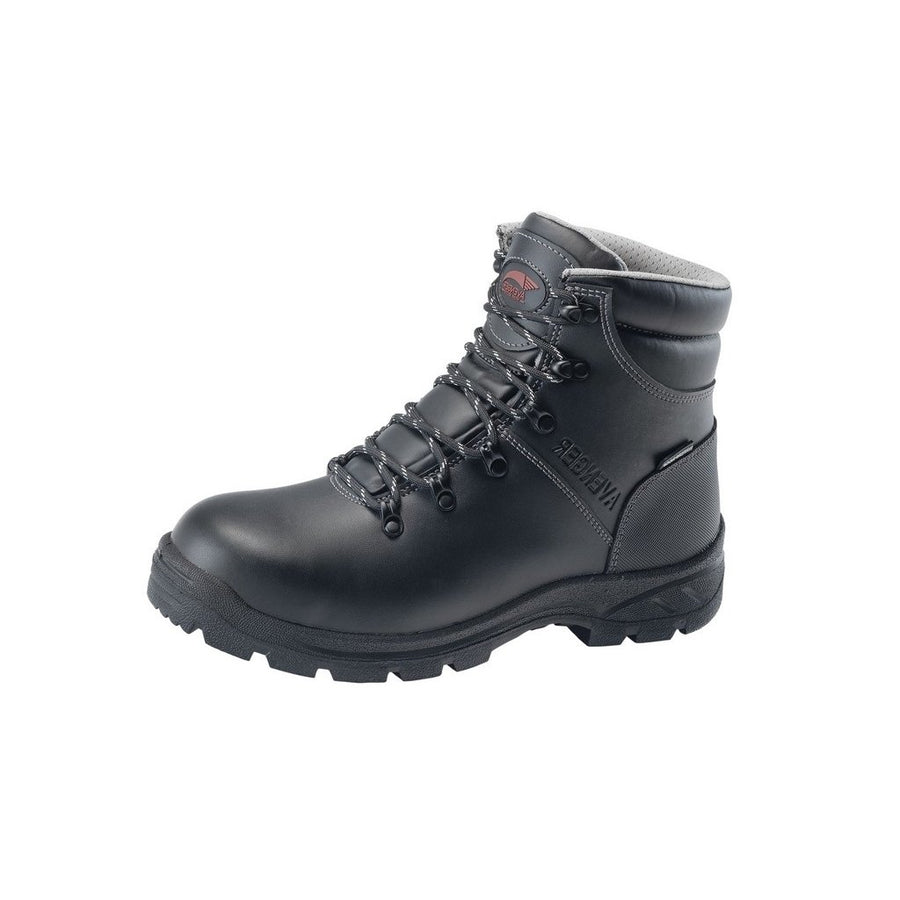 Avenger Work Boots Mens Full-Grain Leather Lace Up Black A8224 Image 1