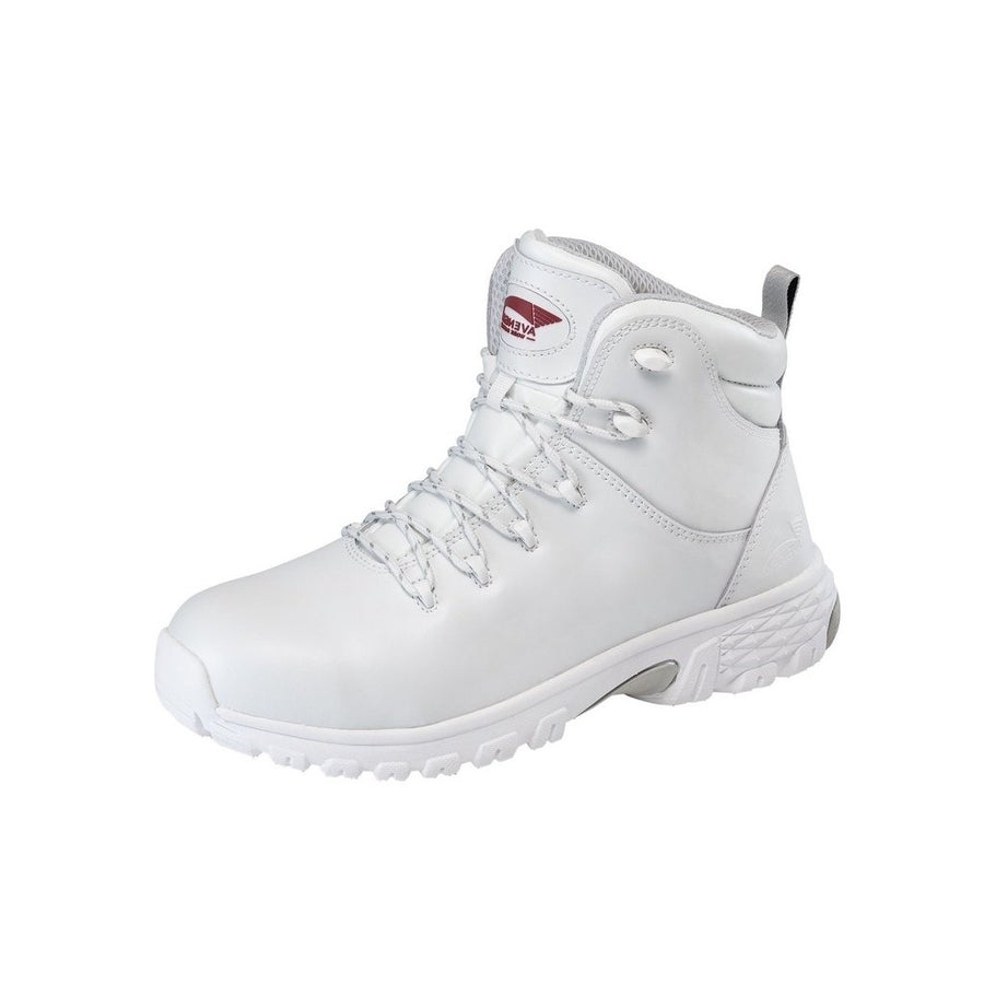 Avenger Work Boots Mens Flight Alloy Toe Leather Lace White 7423 Image 1