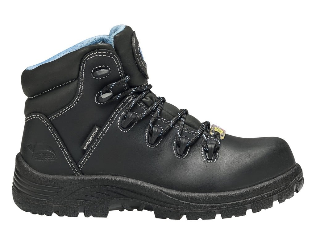 Avenger Work Boots Womens Framer Lace Leather Waterproof Black 7127 Image 2