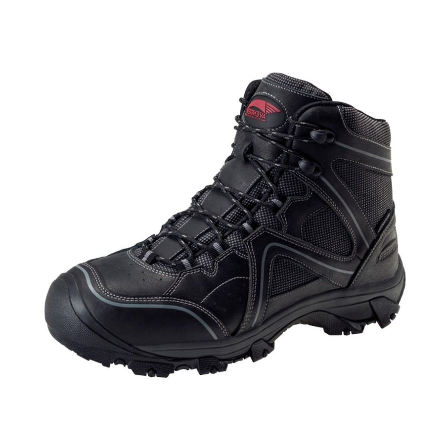 Avenger Work Boots Mens Puncture Resistant WP ST Crosscut Black 7712 Image 1