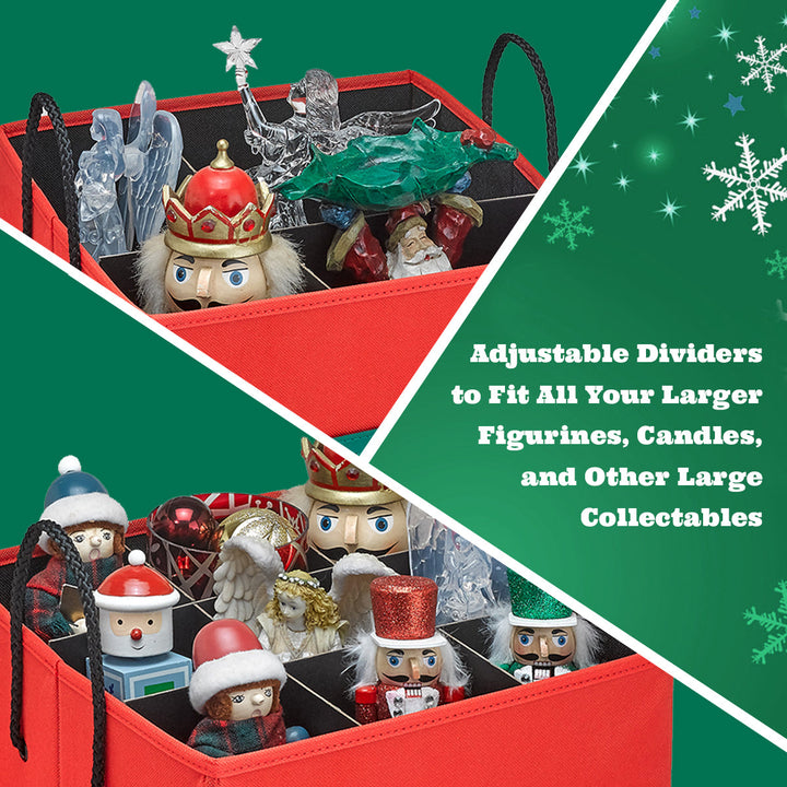 HOLDN STORAGE Christmas Nutcracker Storage Box Holds 9 Figurines 16 Inches Tall Image 7