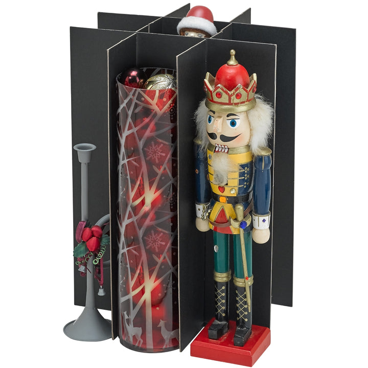 HOLDN STORAGE Christmas Nutcracker Storage Box Holds 9 Figurines 16 Inches Tall Image 12