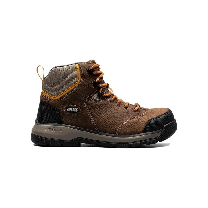 Bogs Work Boots Mens Bedrock II 6" CSA Waterproof Brown 72835PP Image 3