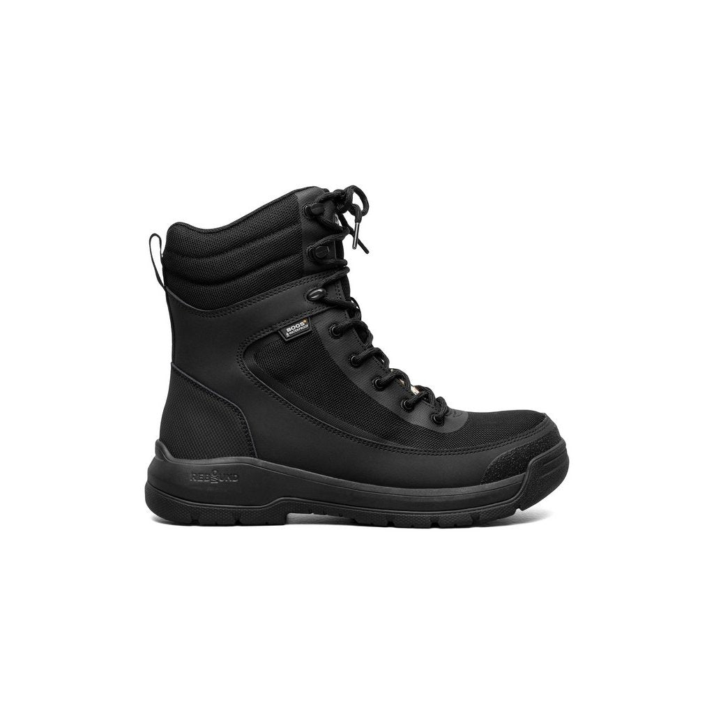 Bogs Outdoor Boots Mens Shale 8" GlacialGrip PP WP Black 72834PP Image 3