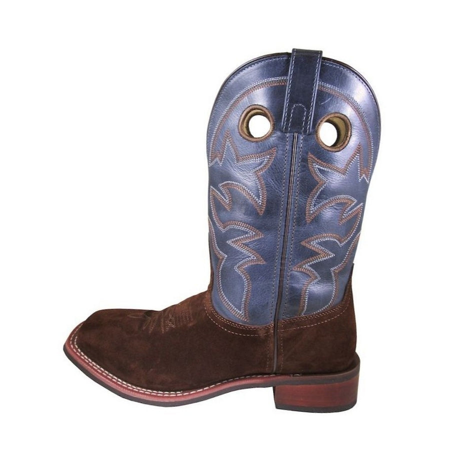 Smoky Mountain Western Boots Mens Carson Dark Brown Blue 4215 Image 1