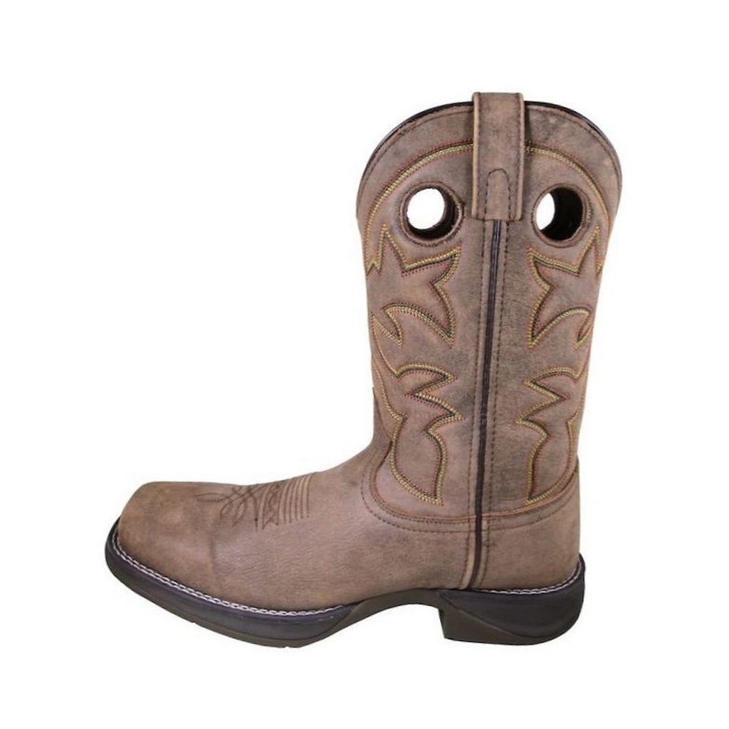 Smoky Mountain Western Boots Men Benton Square Toe Brown Distress 4234 Image 1