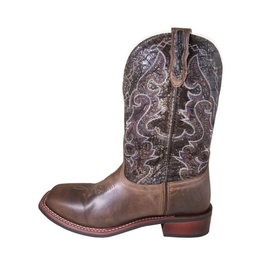 Smoky Mountain Western Boots Mens Odessa Leather Square Brown 4211 Image 1