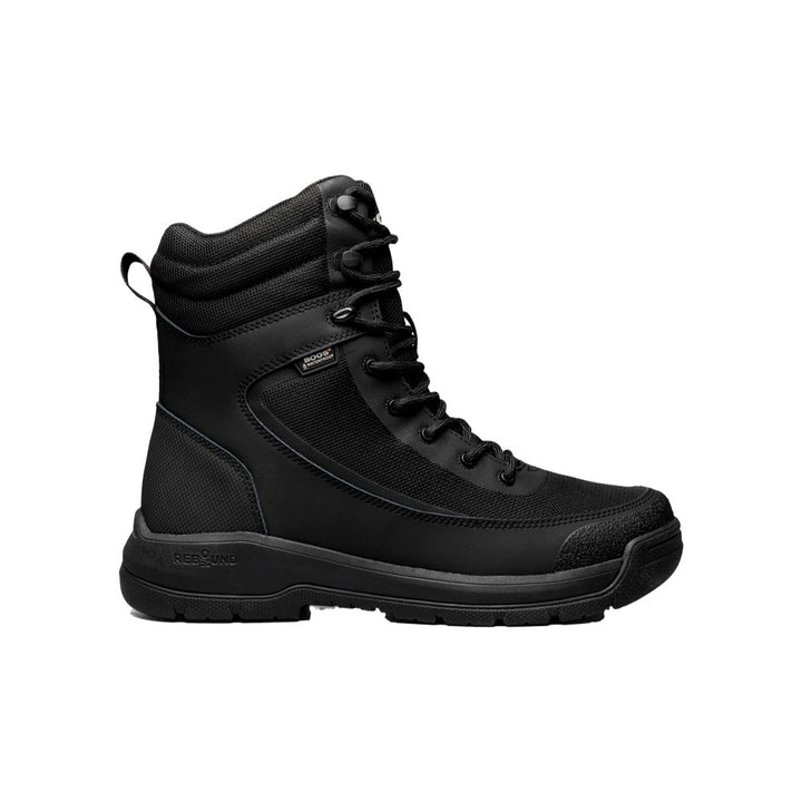 Bogs Work Boots Mens Shale 8" Waterproof GlacialGrip Black 72771 Image 3