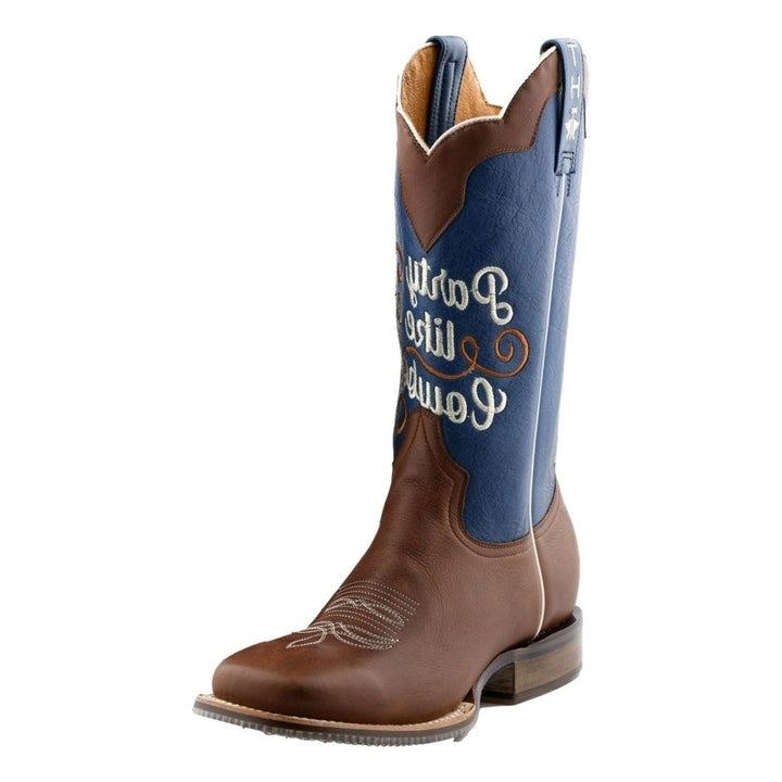 Tin Haul Western Boots Mens Rodeo Like A Rock Star 14-020-0077-0476 BR Image 1