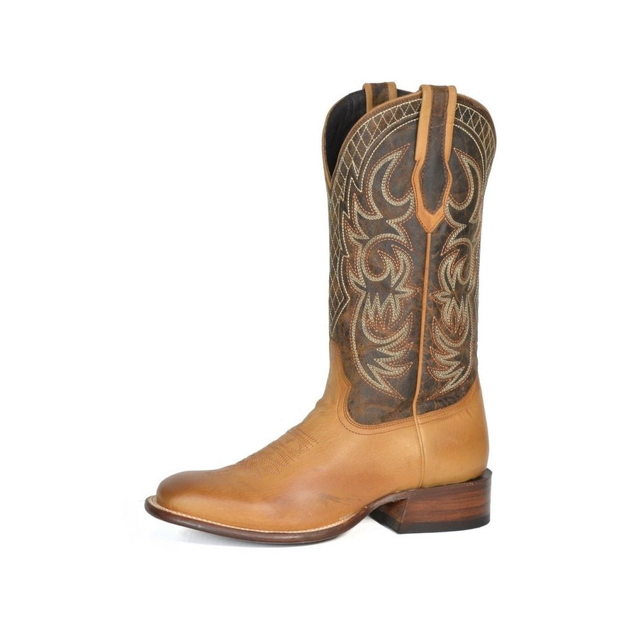 Stetson Western Boots Mens JBS Classic Square Toe 12-020-1850-0122 BR Image 1