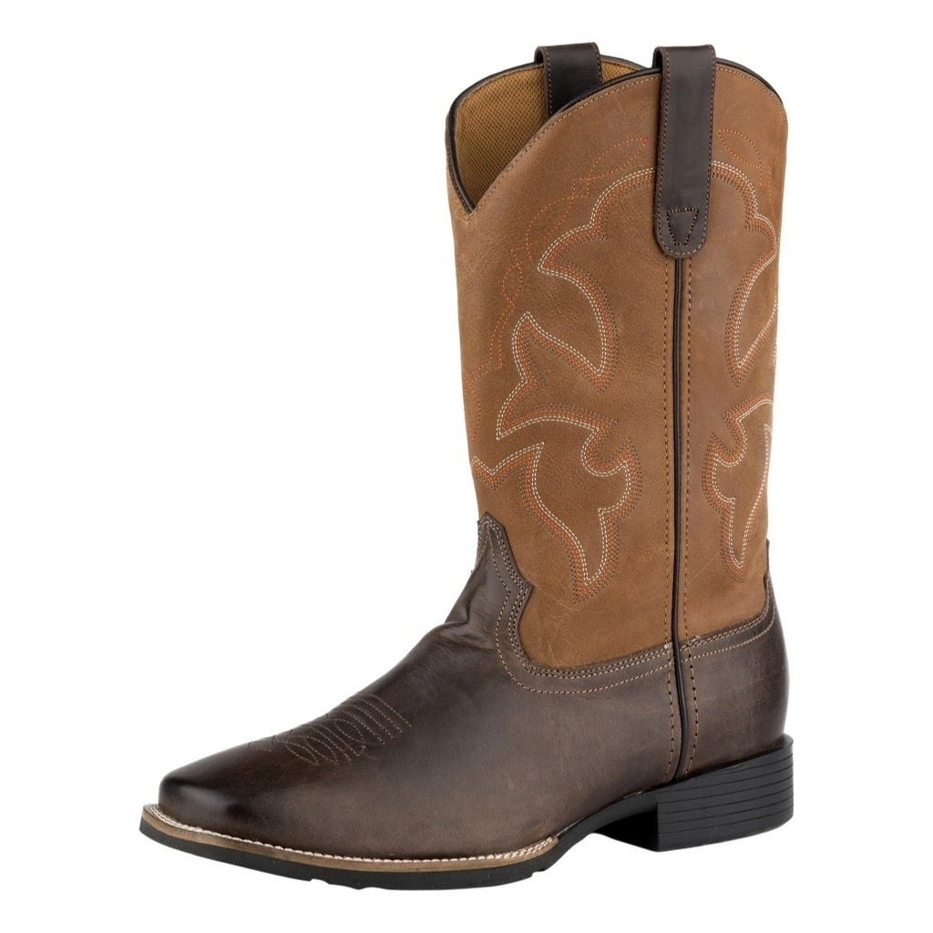 Roper Western Boots Mens Monterey Square Toe Brown 09-020-0904-2408 BR Image 1