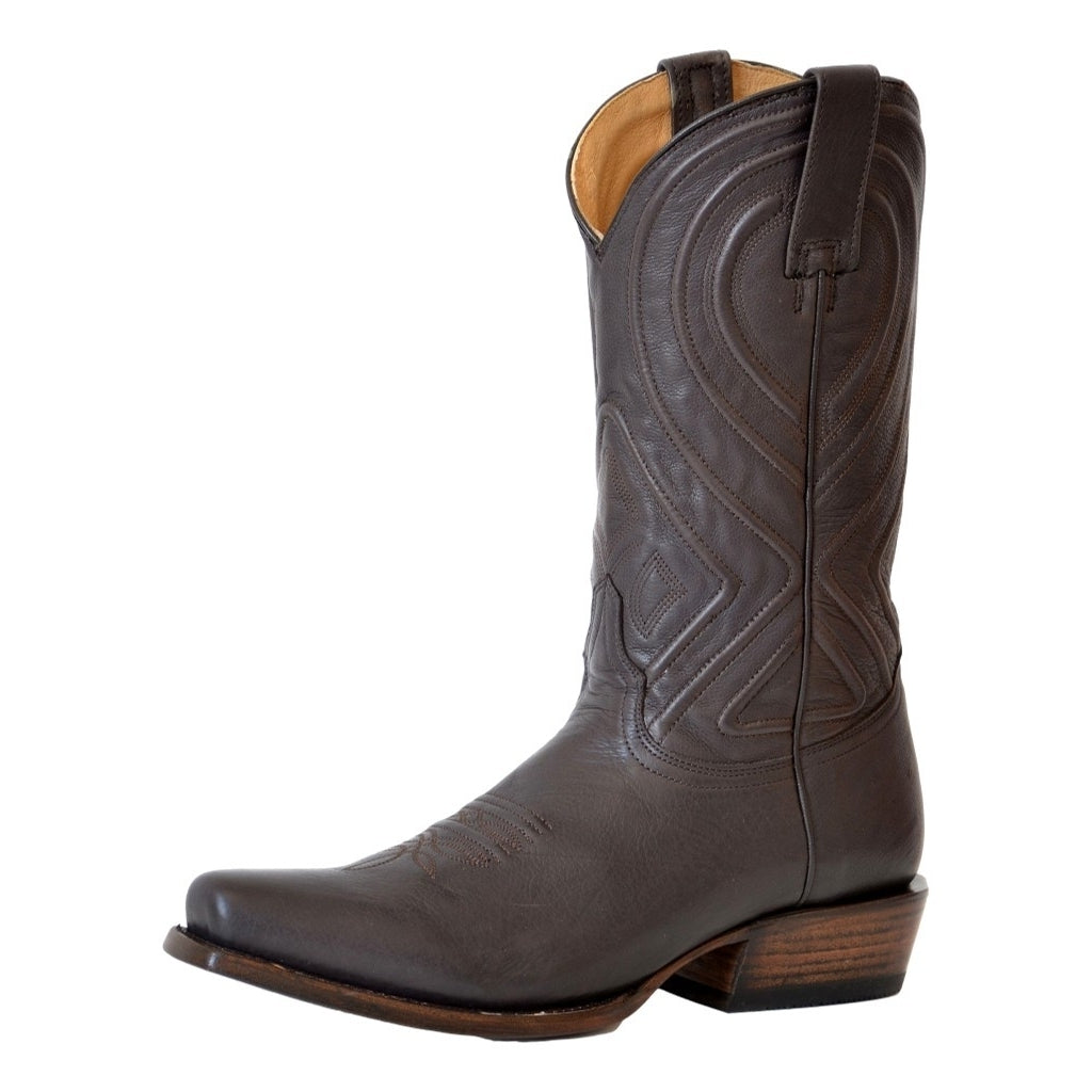 Stetson Western Boots Mens Mossman Snip Toe Brown 12-020-8621-3819 BR Image 1