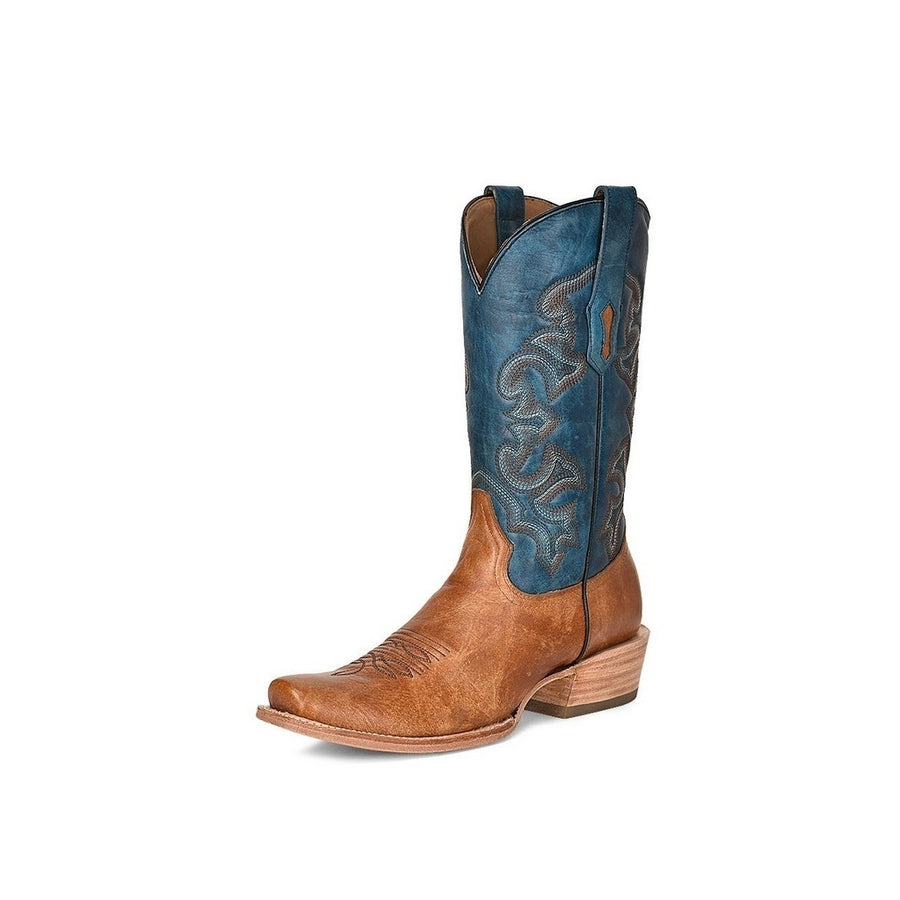 Corral Western Boots Mens Embroidery Horseman Leather Sand A4378 Image 1