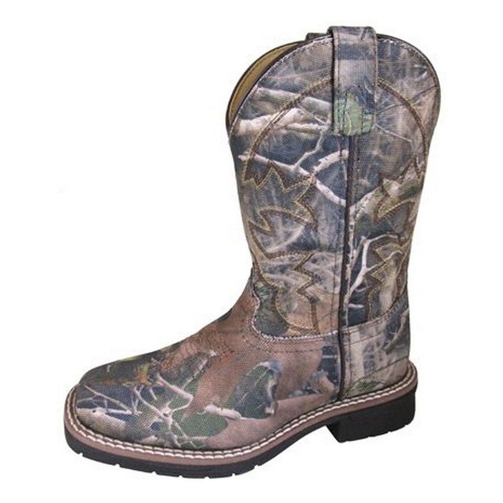 Smoky Mountain Western Boots Boys Wilderness Textile Camo 2075C Image 1