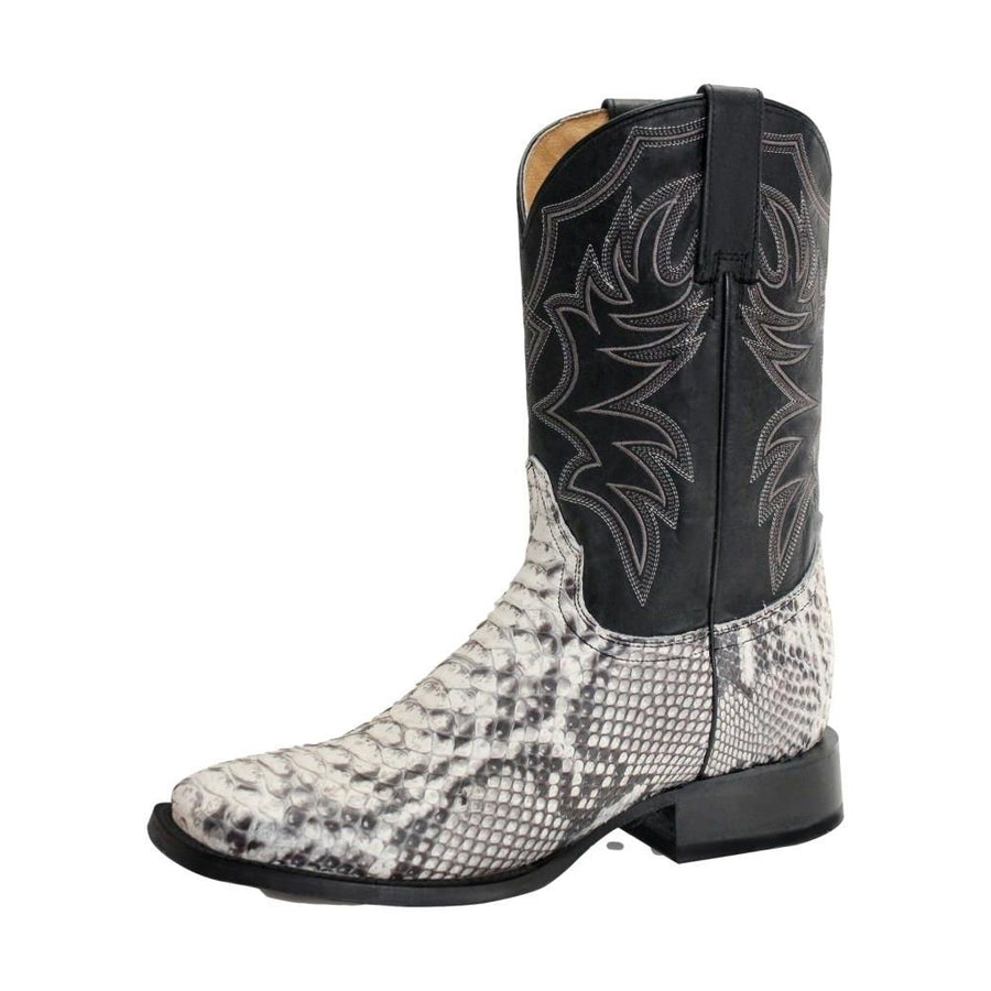 Roper Western Boots Mens Python Vamp White 09-020-6500-8172 WH Image 1