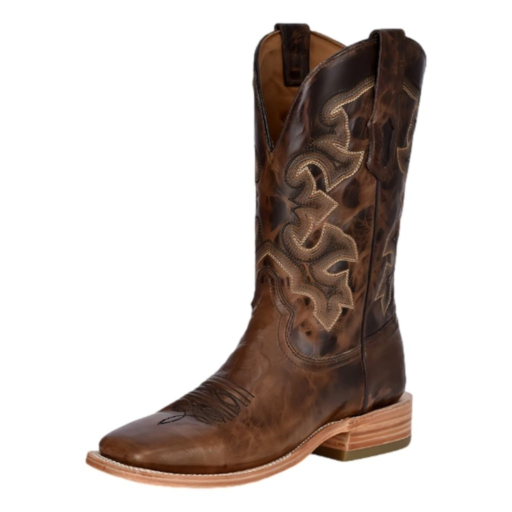 Corral Western Boots Mens 12" Pull On Leather Embroidery Moka A4264 Image 1