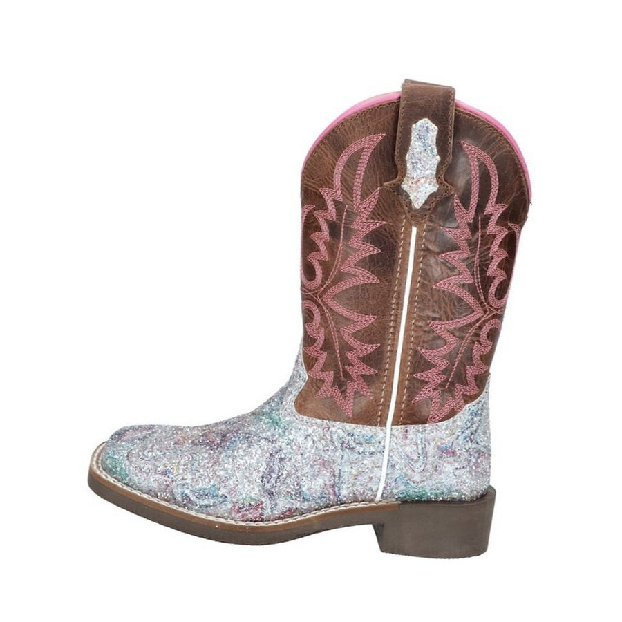 Smoky Mountain Western Boots Girls Ariel Square Toe Pull On 3250C Image 1