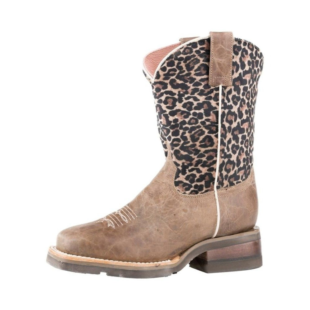 Roper Western Boots Girls Cheetah Print 8" Brown 09-018-7023-8260 BR Image 1