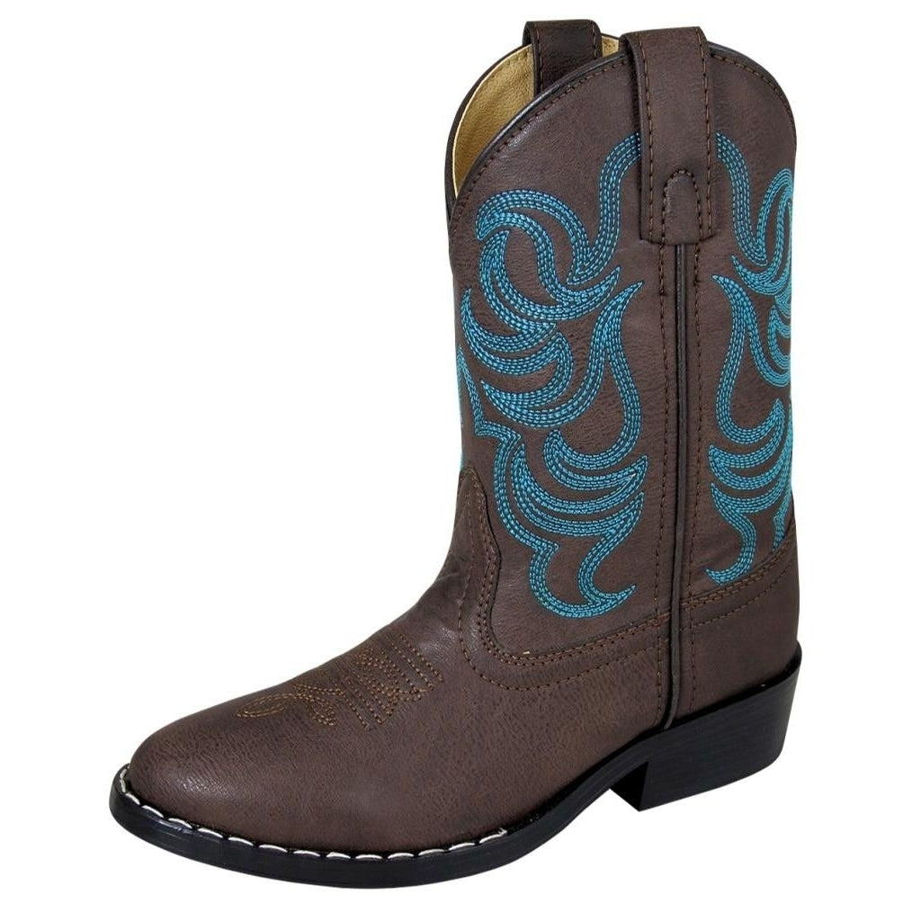 Smoky Mountain Western Boots Boys Monterey Leather Brown 1623T Image 1