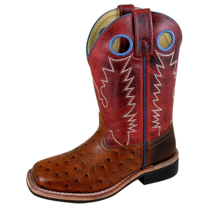 Smoky Mountain Western Boots Boys Cheyenne Square Toe Red 3752C Image 1