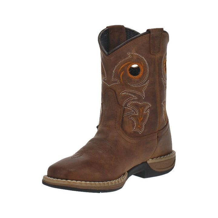 Dan Post Western Boots Boys Storms Eye Jr. Leather Brown DPC2964 Image 1