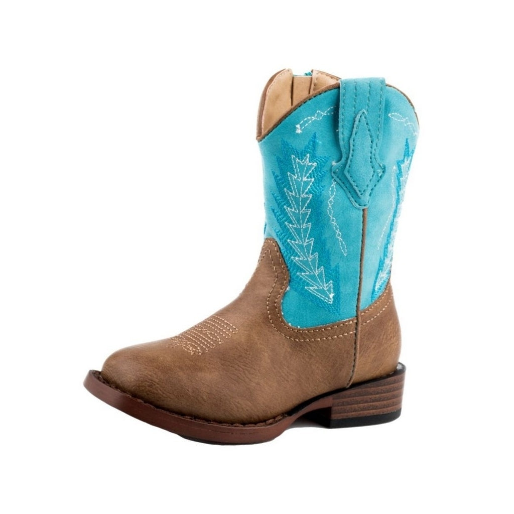 Roper Western Boots Boys Synthetic Billy Blue 09-017-1900-2924 BU Image 1