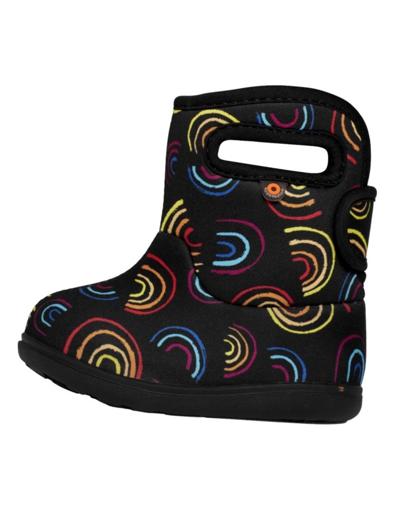 Bogs Outdoor Boots Girls Wild Rainbows Baby Bogs II Black Multi 73100I Image 1