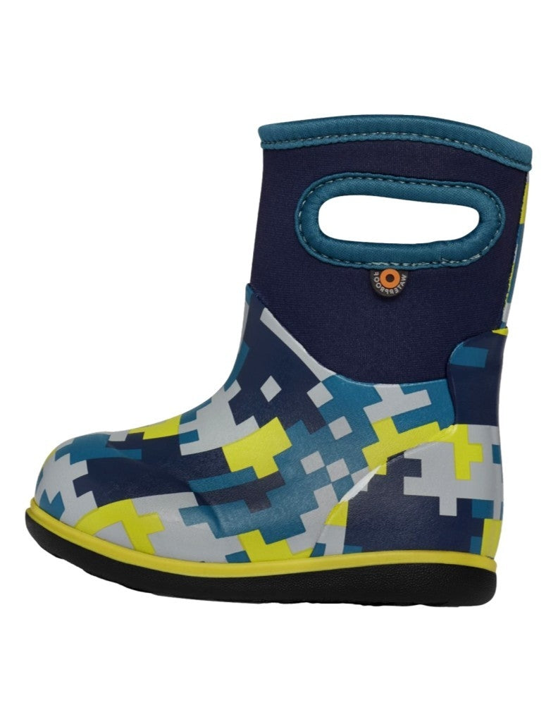 Bogs Outdoor Boots Boys Camo Baby Classic Pull On Indigo Multi 73096I Image 1