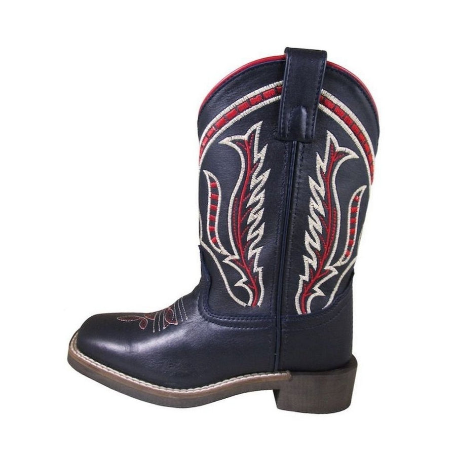 Smoky Mountain Western Boots Boys Dallas Square Toe Pull On 3248C Image 1