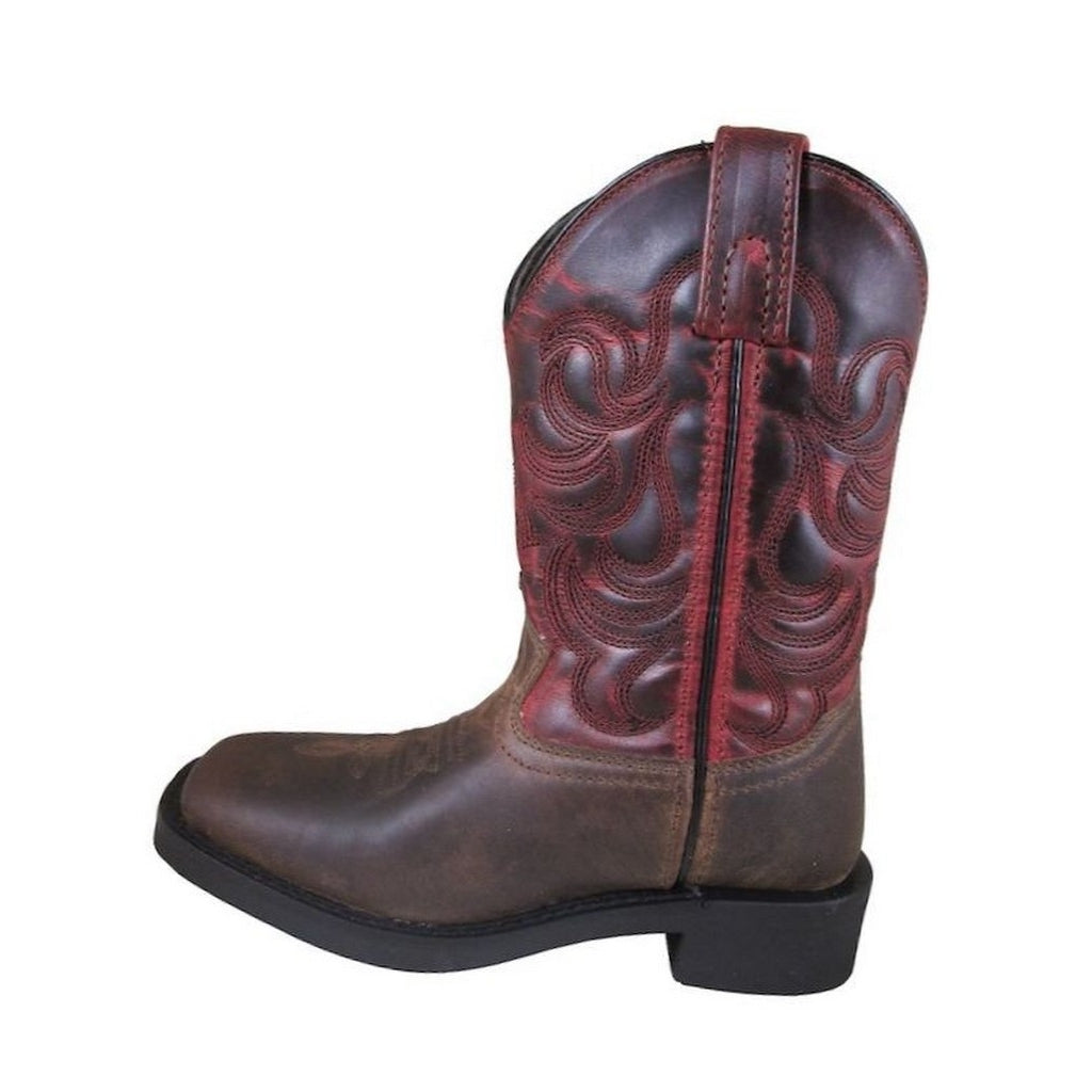 Smoky Mountain Western Boots Boys Tucson Square Toe Pull On 3223Y Image 1